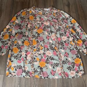 DR2 Women's Multicolor Floral Blouse